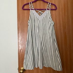 Umgee Striped Dress Size Small